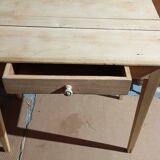 Raw wood table