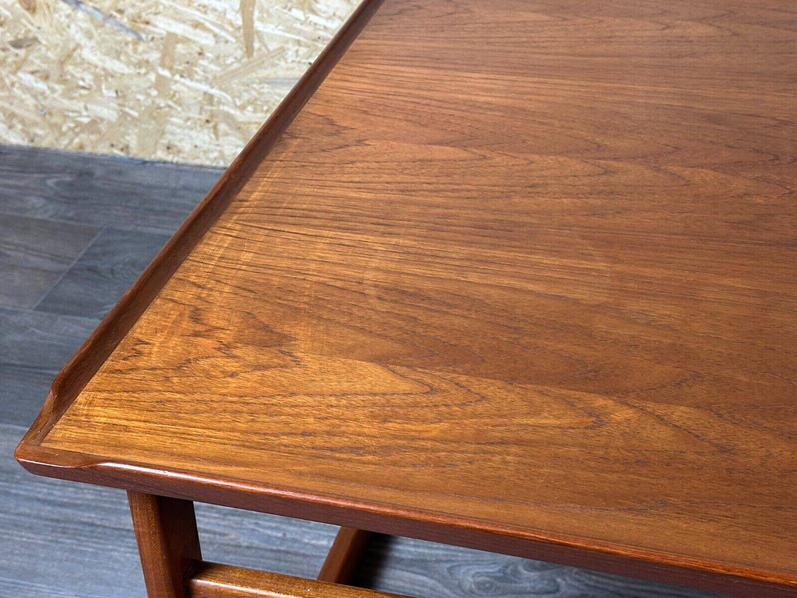 60s 70s teak coffee table Kubus by Jalk Vodder Andersen for Dyrlund Denmark