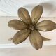 Brass flower, petal ashtray from the 60s and 70s