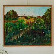 Oil on Swedish canvas "Autumn Landscape", Wimar 48