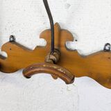 Art Deco wooden coat rack
