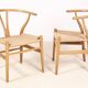 4x Chaise Wishbone CH24 de Hans J. Wegner en chêne, 1990