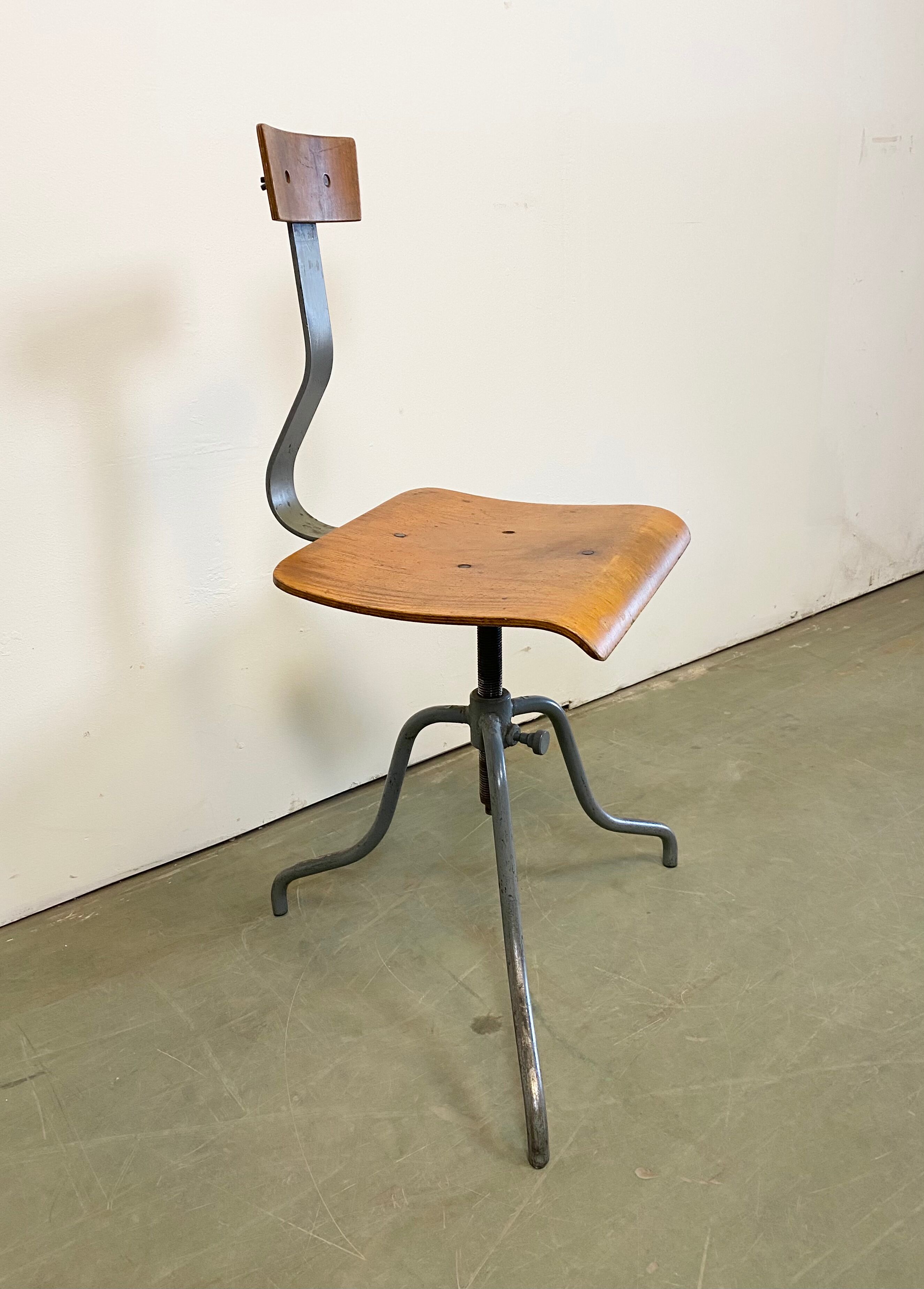 Industrial Factory Swivel Chair, 1960s