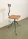 Chaise pivotante industrielle d’usine, années 60