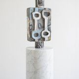 Brutalist ceramic sculpture by the artist Olisch.