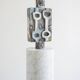 Brutalist ceramic sculpture by the artist Olisch.