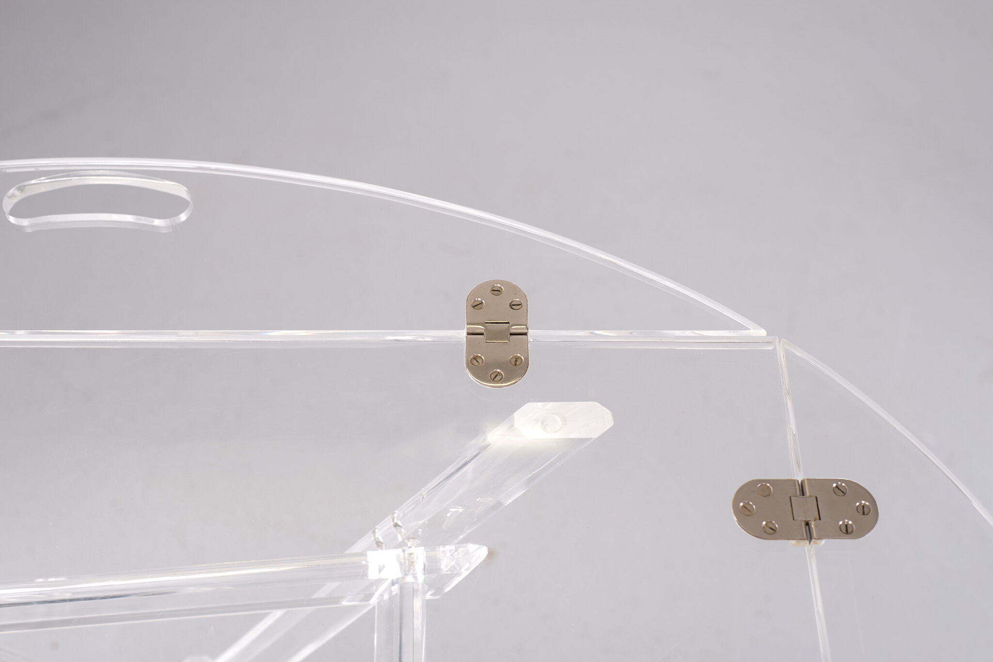 Lucite tray table, france, 1970s