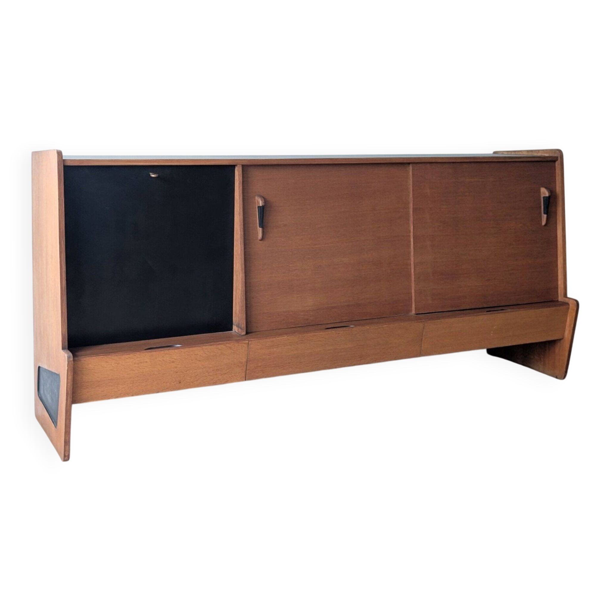 Enfilade en chêne Gérard Guermonprez, années 50-60