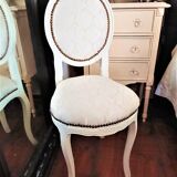 Medallion chair baroque style restored new jacquard fabric REF: 2021010203