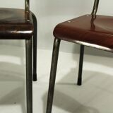 Model 106 Chairs by W. H. Gispen for Delft, 1950s, Set of 6