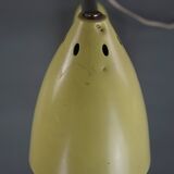 Lampe/lampe de bureau design vintage en métal jaune des années 60