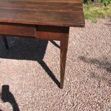 Old farm table with drawer 4 pers