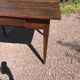 Table de ferme Ancienne avec tiroir 4 pers