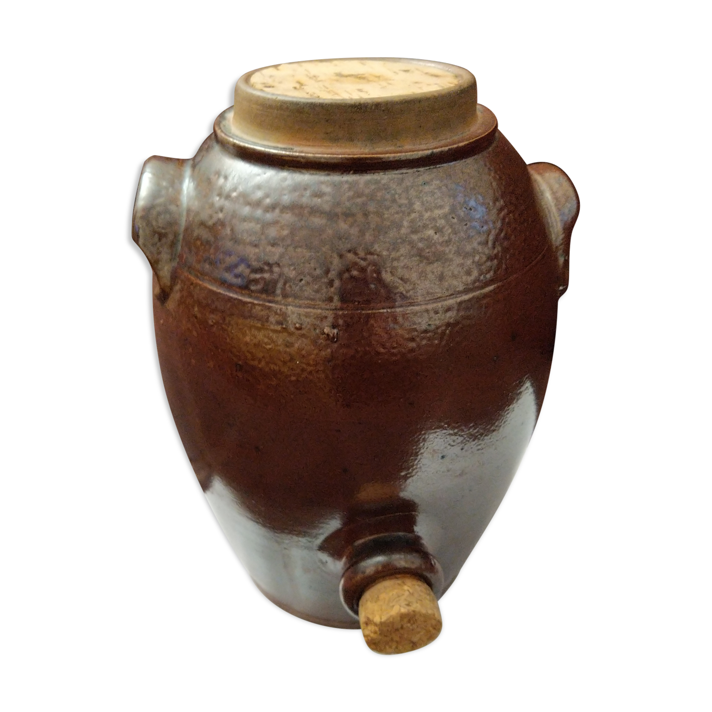 Old vinegar stoneware pot