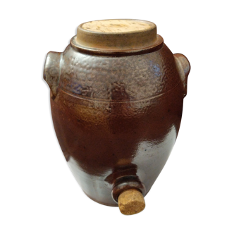 Old vinegar stoneware pot