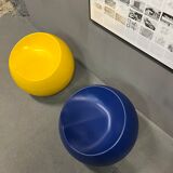 Ball chairs Yellow & blue