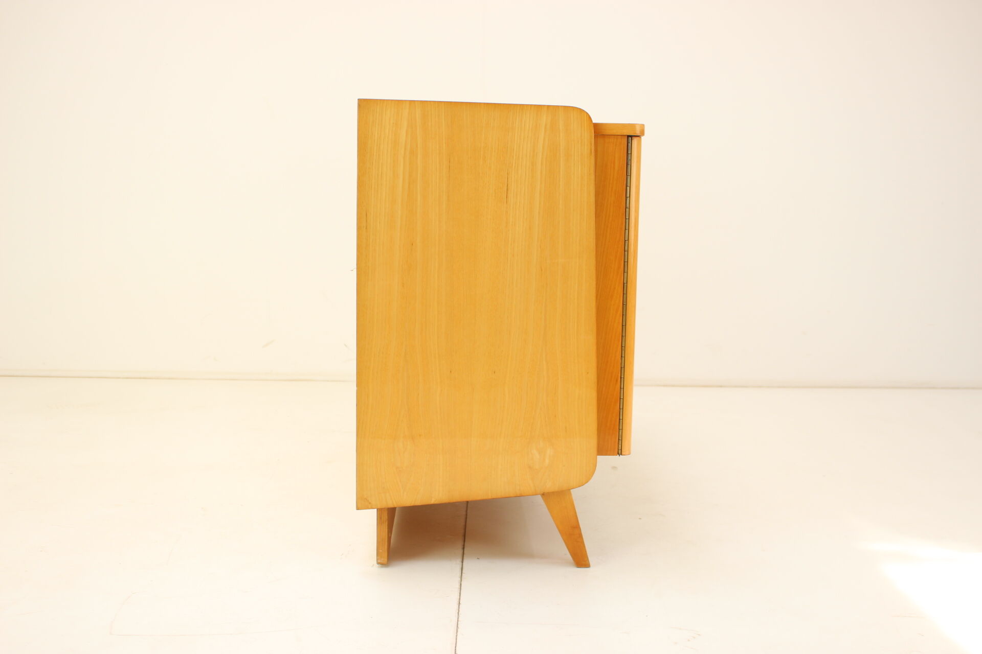 Mid-century cabinet high gloss by tatra pravenec, 1970s czechoslovakia