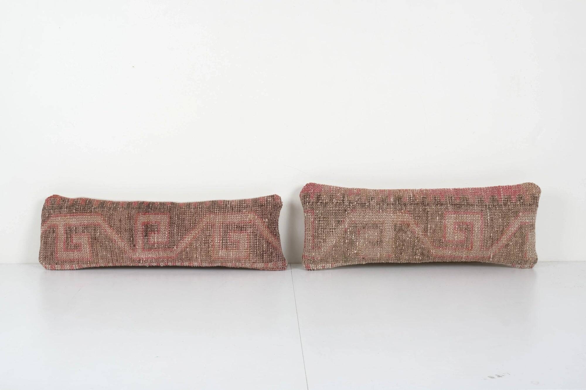 Set of 2 vintage Turkish cushion covers 23x56 cm