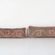 Set of 2 vintage Turkish cushion covers 23x56 cm