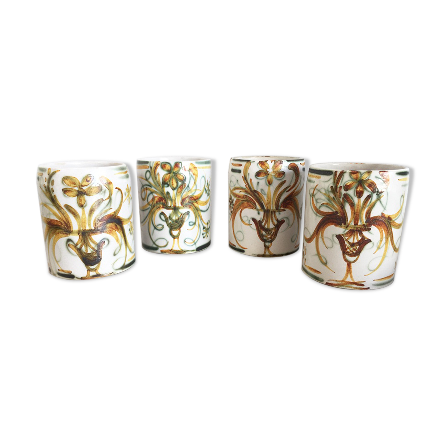 Kéraluc Mugs - Vintage Quimper, 1970