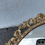 Golden mirror 21x50cm