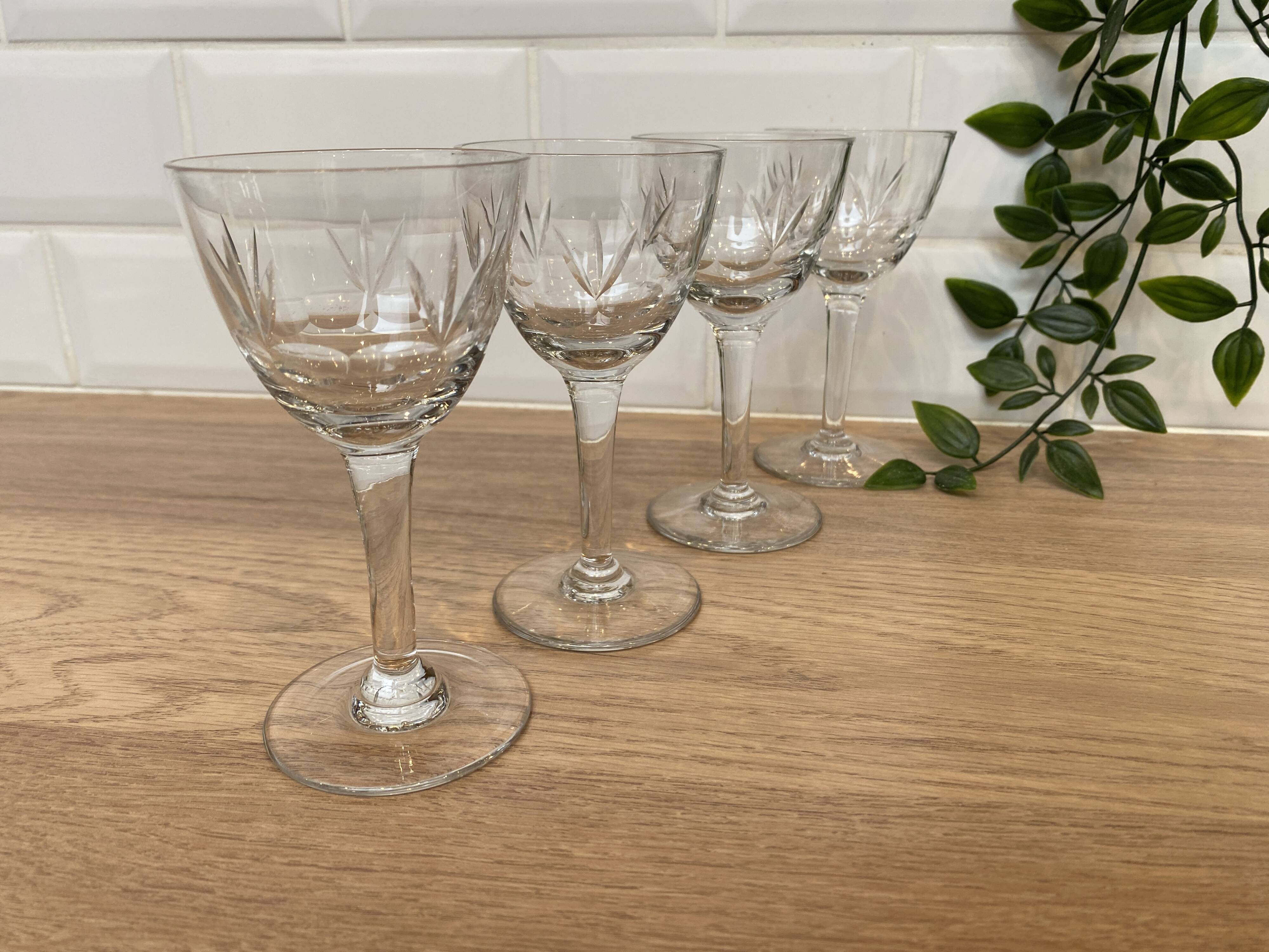 Set de 4 verres à porto