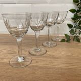 Set of 4 port glasses