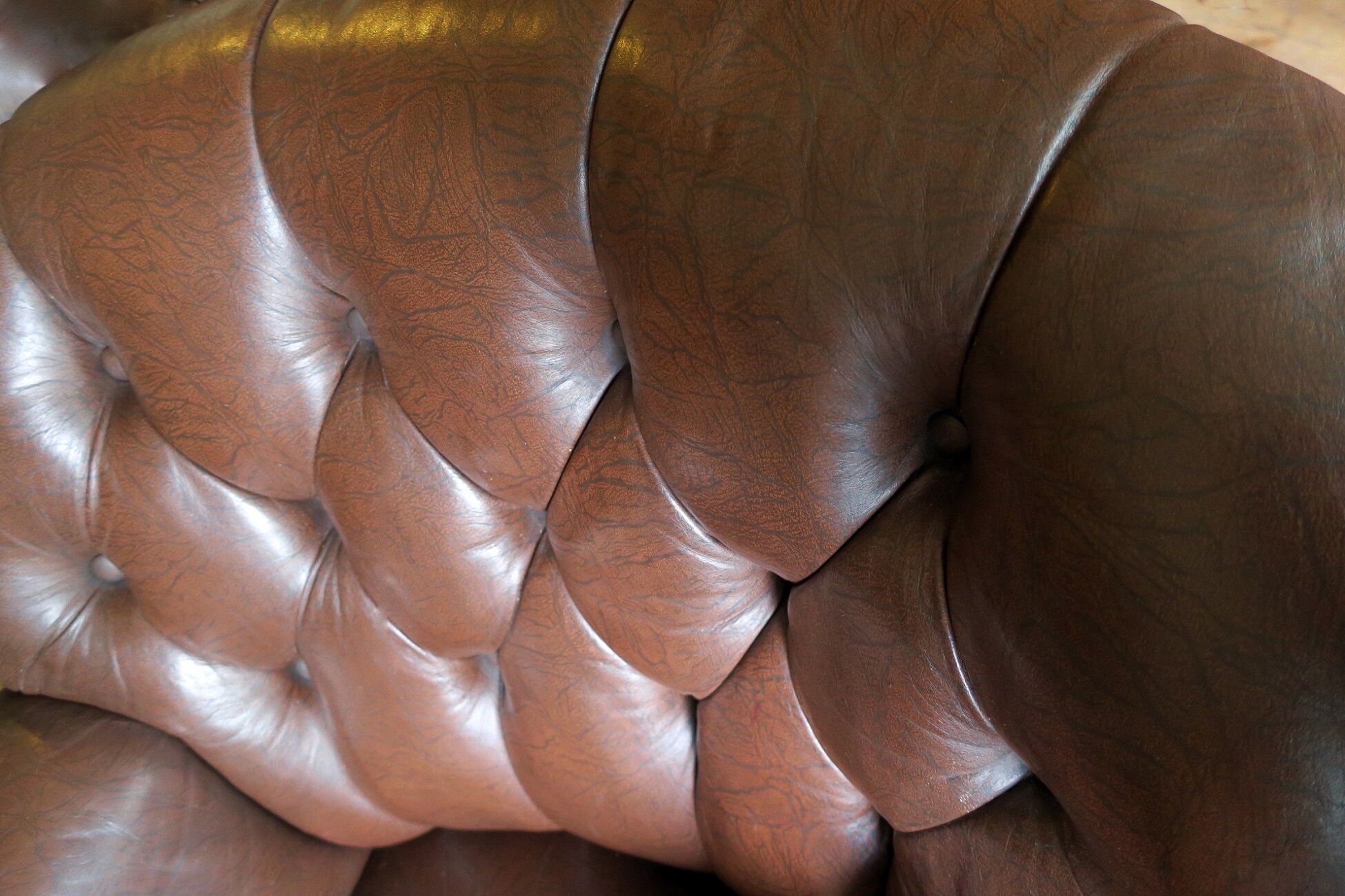 Vintage Dark Brown Leather Club Chair