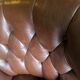 Fauteuil Club en cuir marron