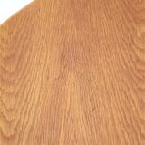 Table à manger ronde restaurée par Villy Schou Andersen / chêne / design danois moderne des années 1960 / 1970