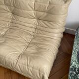 Sofa bench 3 places Togo by Michel Ducaroy edition Ligne Roset vintage