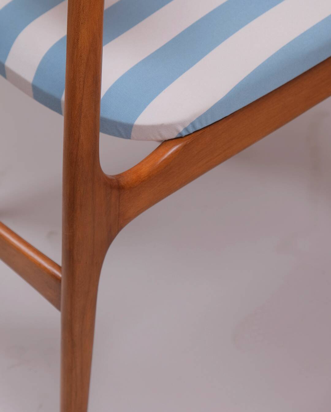 Reupholstered 60s chair
