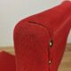 Vintage Steiner 60s chair, red, wood