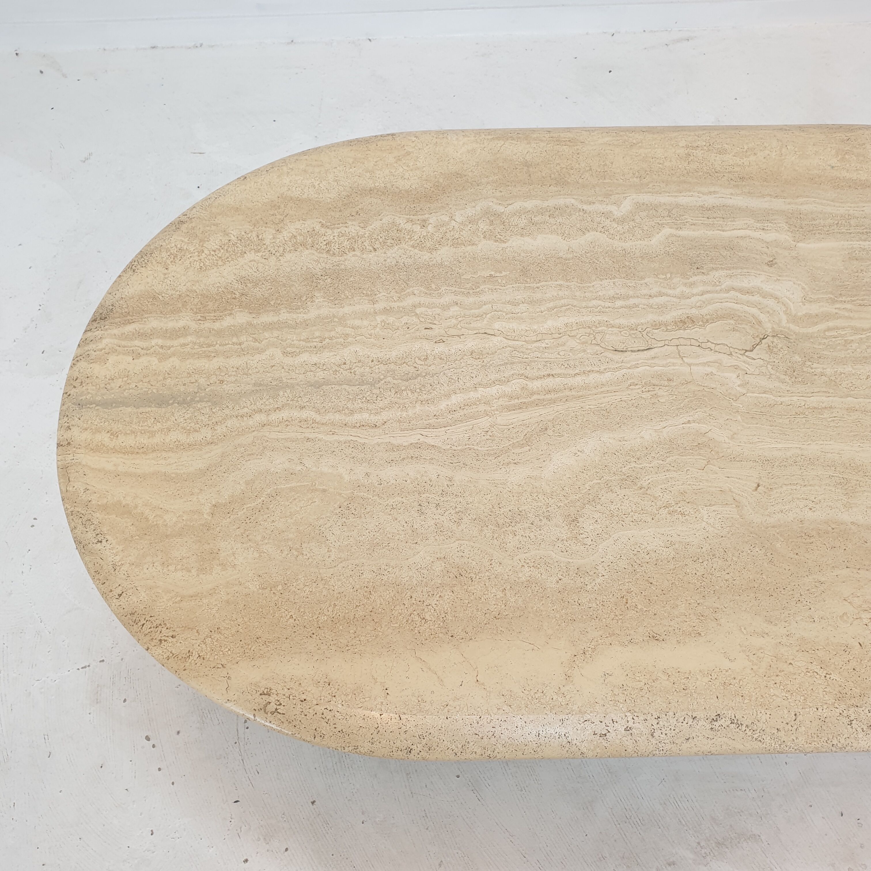 Italian Travertine Coffee Table, 1980's