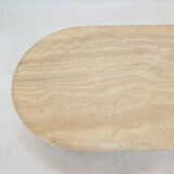 Italian Travertine Coffee Table, 1980's