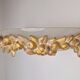 Vintage Bowl Wall Lamps in Goldleaf Murano Glass, Italy, 1970s, Set of 2