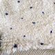 Beni ouarain carpet with blue polka dots 117x157cm