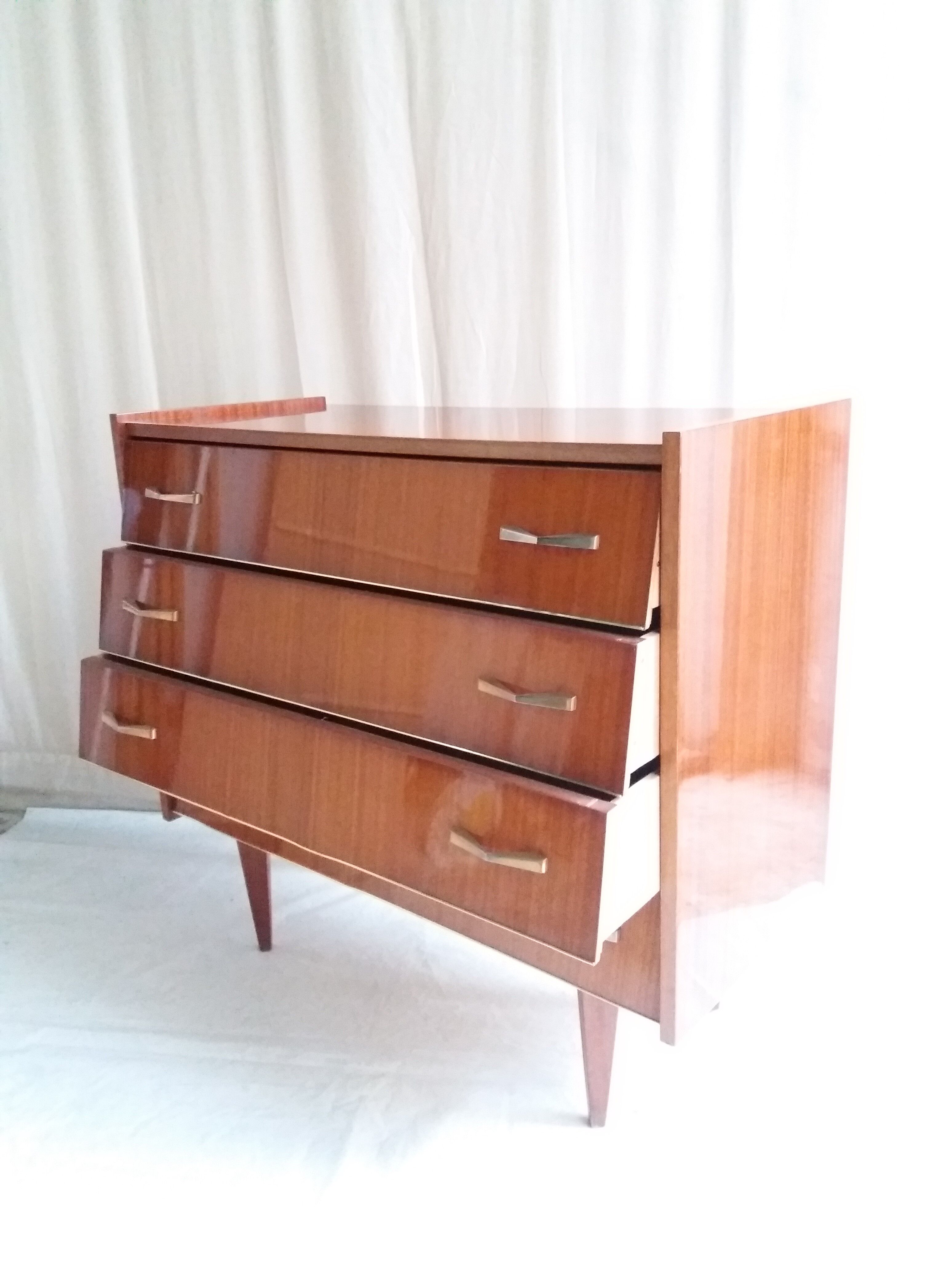 Chest of drawers vintage sixties