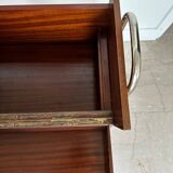 Travailleuse, meuble bar en bois