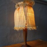 Natural wood lamp