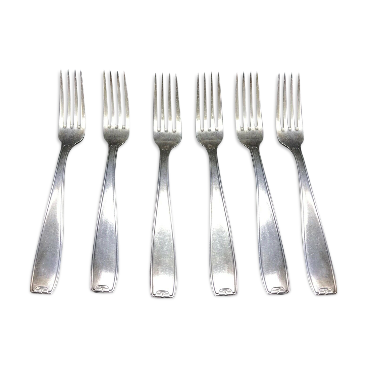 Lot de 12 couverts en métal argenté Deetjen 100