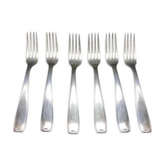 Lot de 12 couverts en métal argenté Deetjen 100