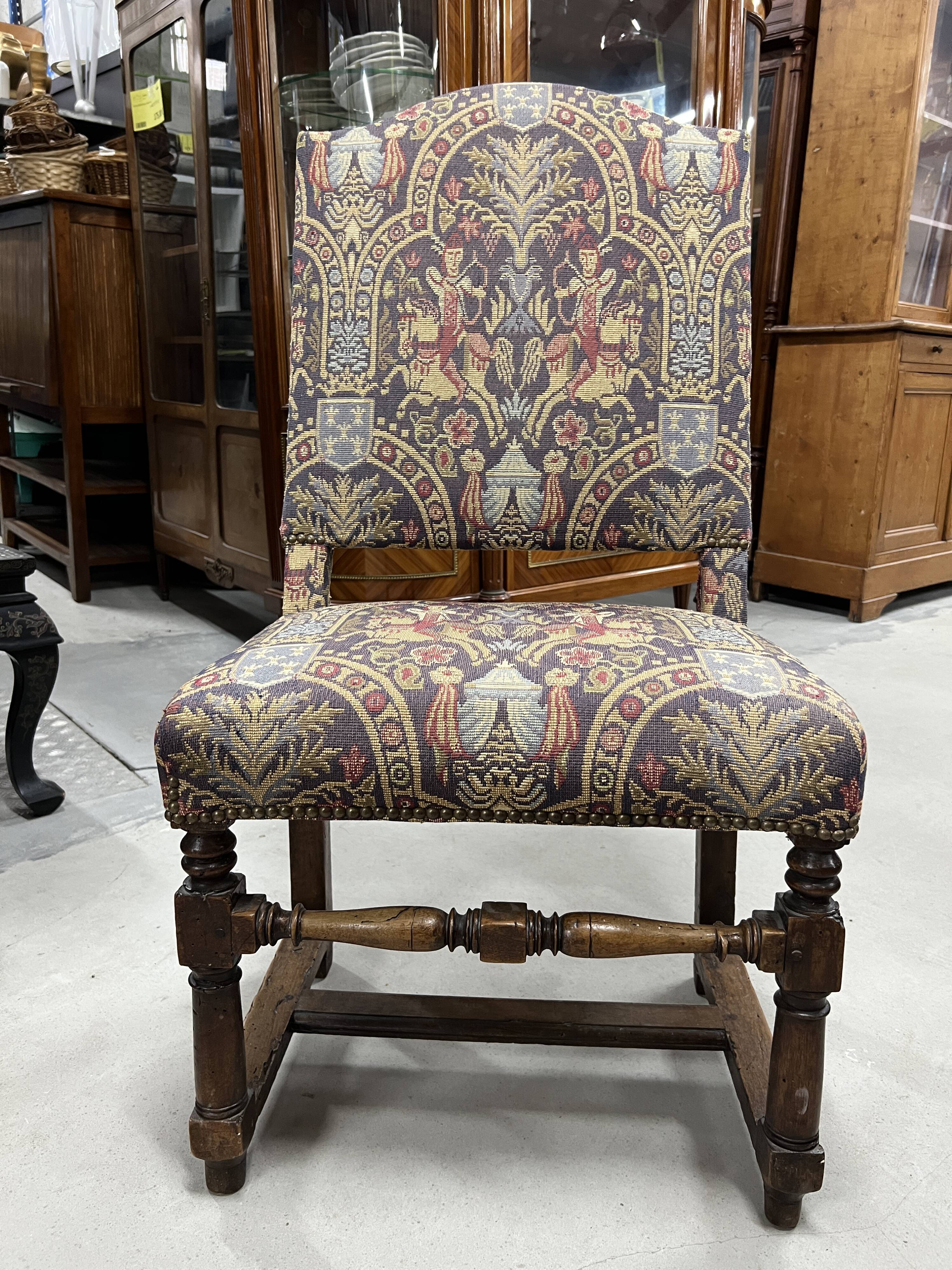Antique Louis XIII style extra chair