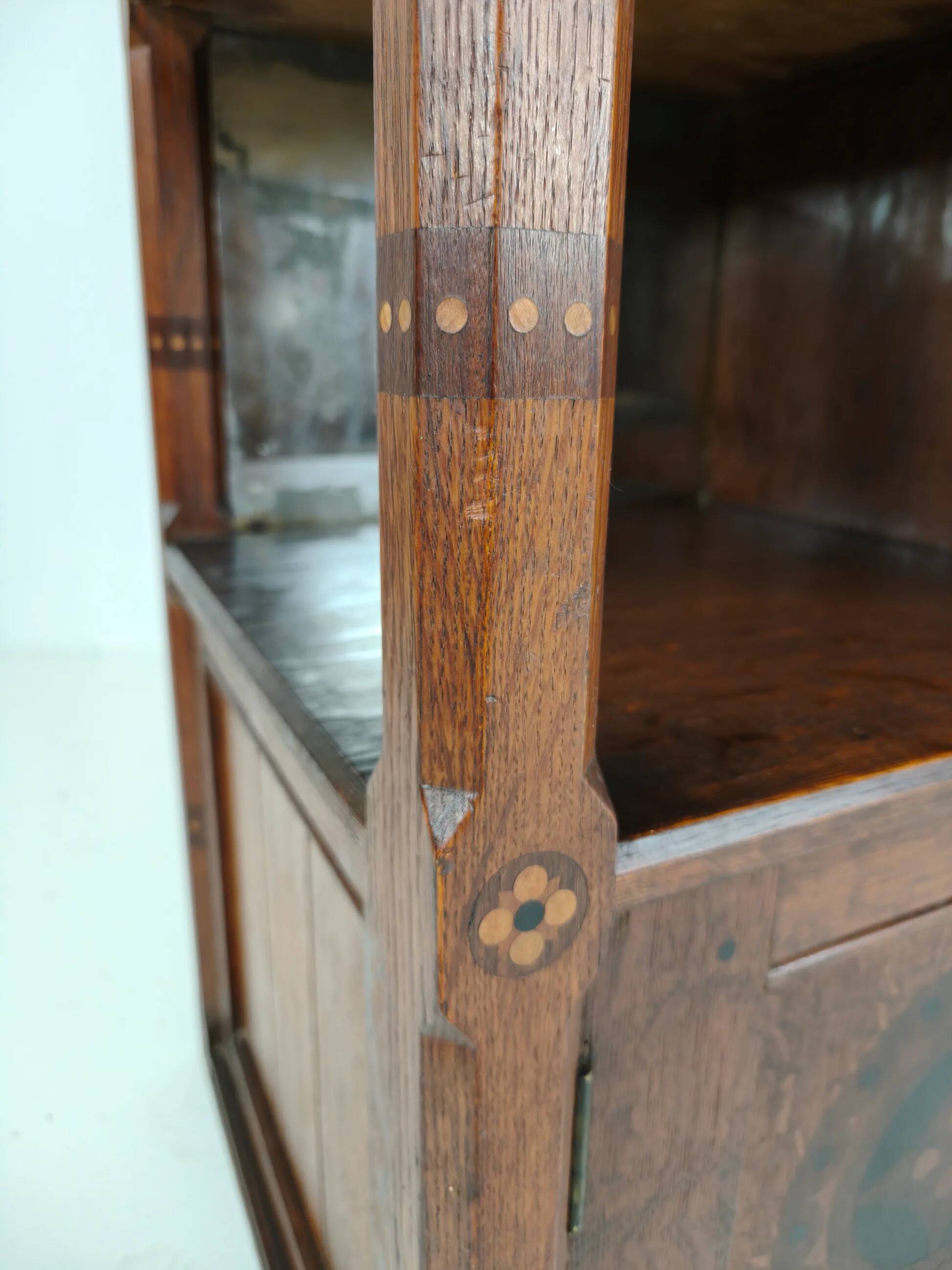 Buffet Arts & Crafts anglais en chêne du XIXe siècle par Pratt & Prince