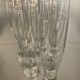 Set of 8 vintage Kosta Boda champagne flute glasses