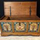 Tyrolean Wedding Chest Painted and Dated 1855