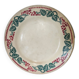 Assiette ancienne H.B.C Choisy le Roi Modèle grenoble