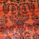 Handmade antique Persian Sarouk rug 106cm x 161cm 1900s -1B694