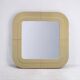 Miroir en plastique beige par Kartell, design Anna Castelli, Italie, années 1960