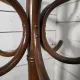 Curved antique wooden parrot